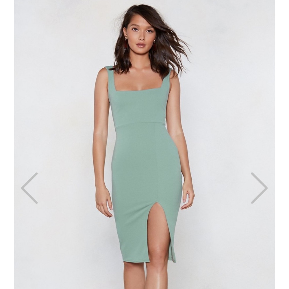 Bodycon Square Neckline dress